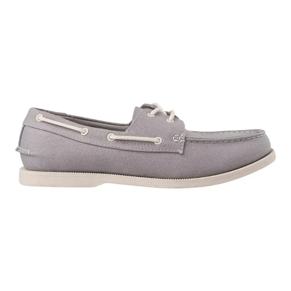 Club Room Men's Elliot Lace Up Boat Shoes Gray Size 8